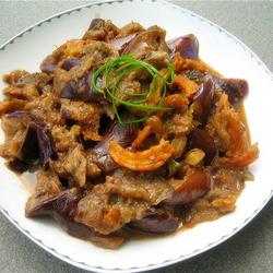 虾糕烧紫茄的做法[图]
