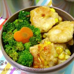 玉米鸡肉饼的做法[图]