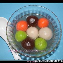 彩色汤圆的做法[图]