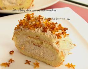 桂花红茶芝士卷