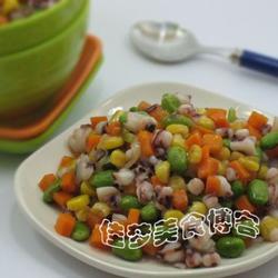 鱿鱼须炒菜豆的做法[图]