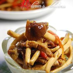 茶树菇炒肉丝的做法[图]