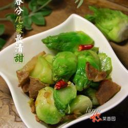儿菜炒肉片的做法[图]