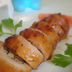黑椒香菇鸡肉卷的做法[图]