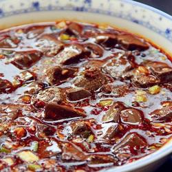 酸辣鱼香鸭血的做法[图]