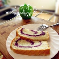 紫薯炼乳土司的做法[图]
