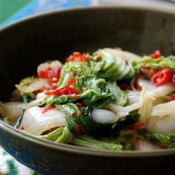 剁辣椒炒白菜的做法[图]