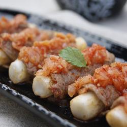 泡菜年糕牛肉卷的做法[图]