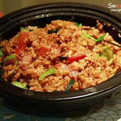 塔吉锅腊味煲仔饭的做法[图]