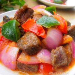 黑椒茄汁猪肝的做法[图]