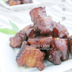 三杯肉栗的做法[图]