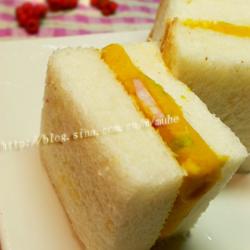 南瓜馅三明治的做法[图]