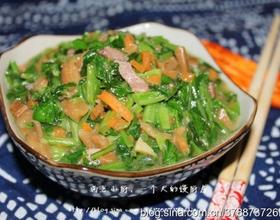 培根菜脯萝卜苗[图]