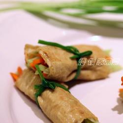 蔬菜豆皮卷的做法[图]