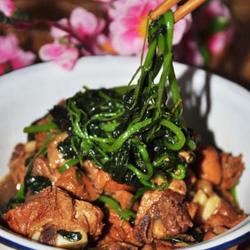 苋菜烧鸡块的做法[图]