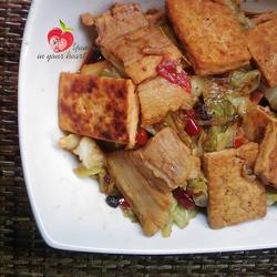家常盐煎豆腐的做法[图]