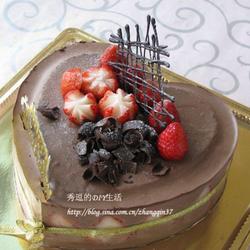草莓巧克力慕斯蛋糕的做法[图]
