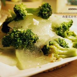 西兰花炒冬瓜的做法[图]