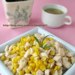 家常玉米鸡丁的做法[图]