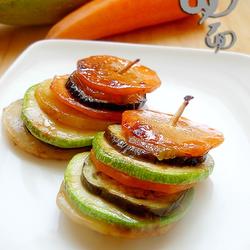 煎杂蔬串的做法[图]
