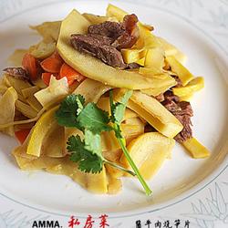 酱牛肉烧笋片的做法[图]