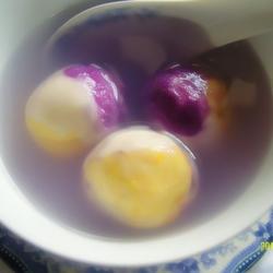 三色琉璃&小兔子汤圆的做法[图]