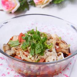 鲜美蘑菇叮豆腐的做法[图]