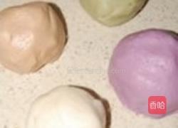 四色冰皮月饼的做法图解6