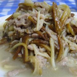 金针菇炒肉丝的做法[图]