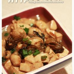 海蛎焖豆腐的做法[图]