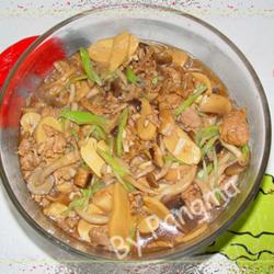 肉丝山珍面卤的做法[图]