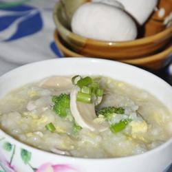 双孢菇蛋花粥的做法[图]