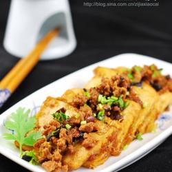 肉末虎皮豆腐的做法[图]