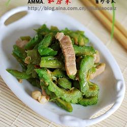 酱炒苦瓜的做法[图]