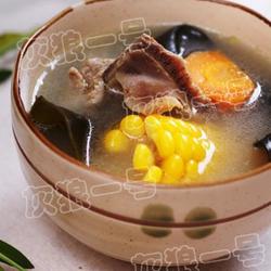 玉米海带龙骨汤的做法[图]