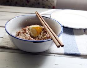 肉饼蒸蛋[图]