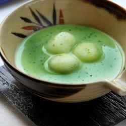 白玉抹茶地瓜汁的做法[图]