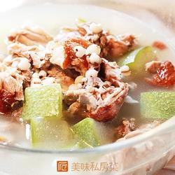 冬瓜薏米鸭架汤的做法[图]