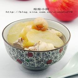 苹果川贝鸡汤的做法[图]