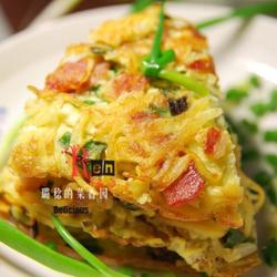 香煎土豆丝鸡蛋饼的做法[图]