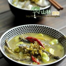 泥鳅雪菜蚕豆汤的做法[图]
