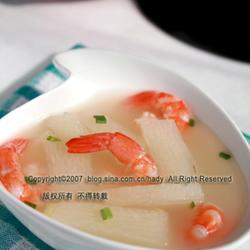 淮山玉米粒甜虾汤的做法[图]