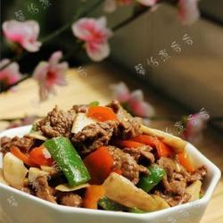 杏鲍茹小炒牛肉的做法[图]