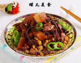 茶树菇黄豆红烧肉[图]