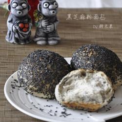 黑芝麻粉面包的做法[图]