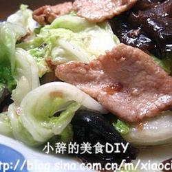 白菜木耳肉片的做法[图]