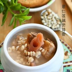 薏仁莲藕煲排骨的做法[图]