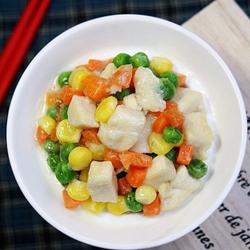 五彩鸡丁的做法[图]