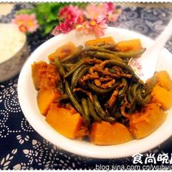 肉炖豆角焖南瓜的做法[图]