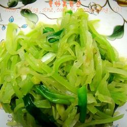 素炒莴苣丝的做法[图]